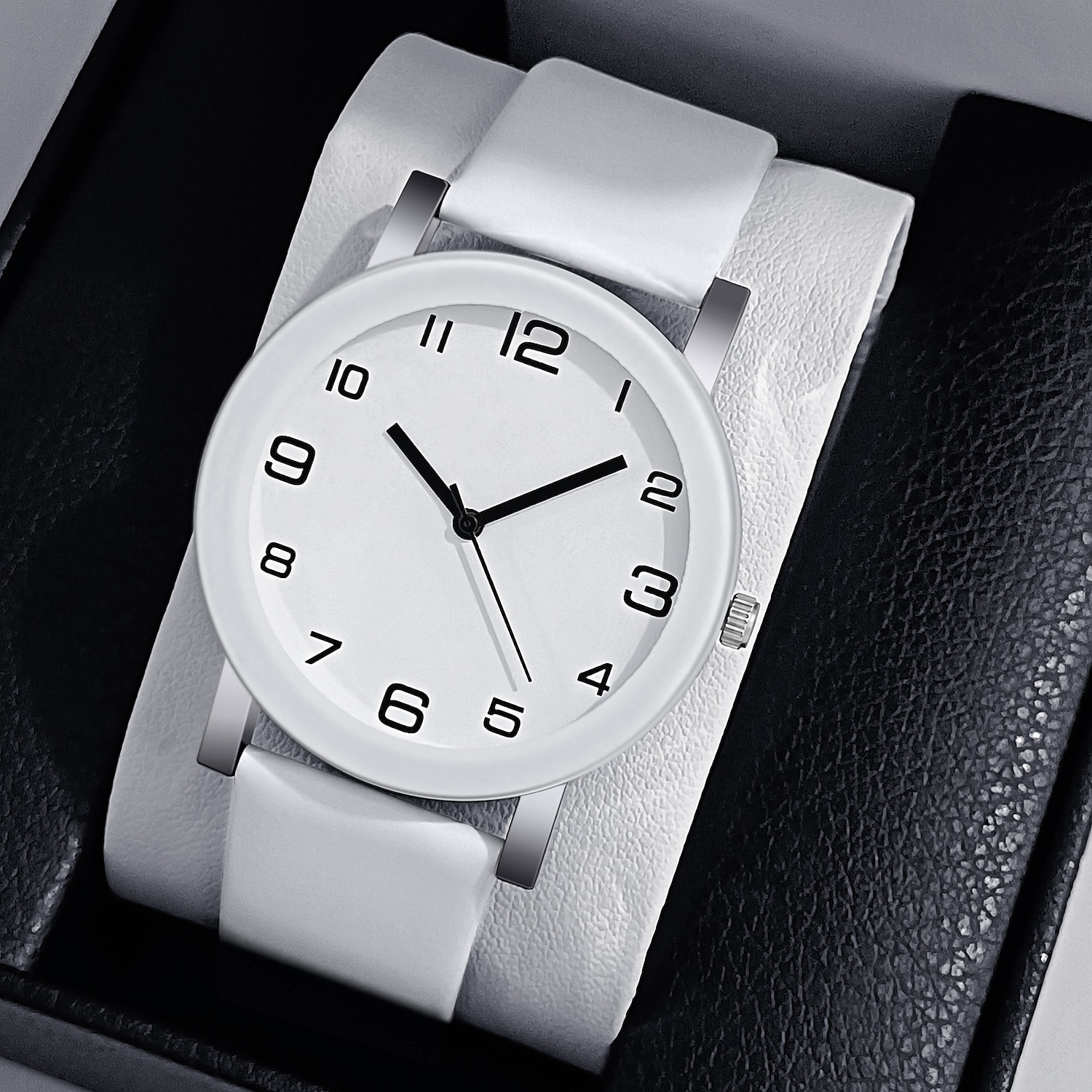 Freizeit männer uhr casual leder analog quarz uhren einfache runde zifferblatt männlichen armbanduhr uhr geschenk montre homme 2025 - $12.99 –P4