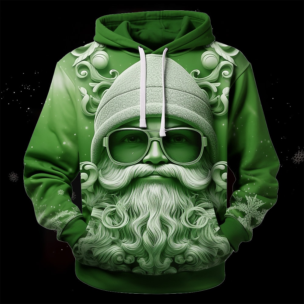 Christmas Men's Santa Claus 3D Hoodies Graphic Santa Claus Fashion 3D Print  Sports Outdoor Holiday Hoodies Red / White Yellow Long Sleeve Hooded Print Front Pocket Spring &  Fall Designer shirt 2026 - $34.99 –P12