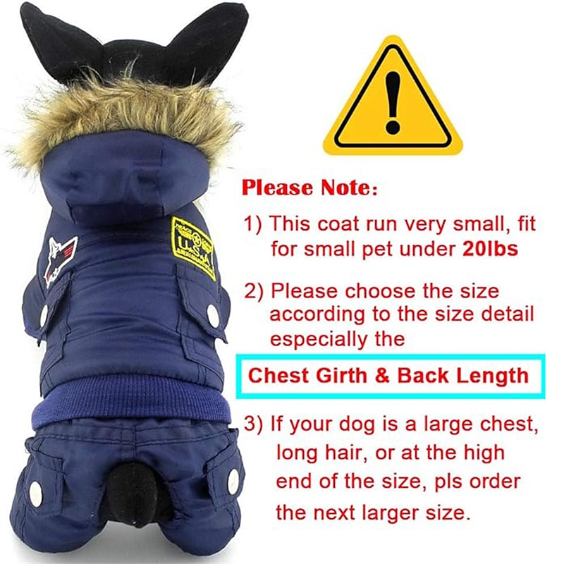 Dog Cat Coat Jacket Puffer / Down Jacket Fashion Party Winter Waterproof Warm Soft Washable Comfortable Christmas Halloween Outdoor Casual Daily Dog Clothing for Bichon Frise Pomeranian Baby Pet 2026 - $28.99 –P5