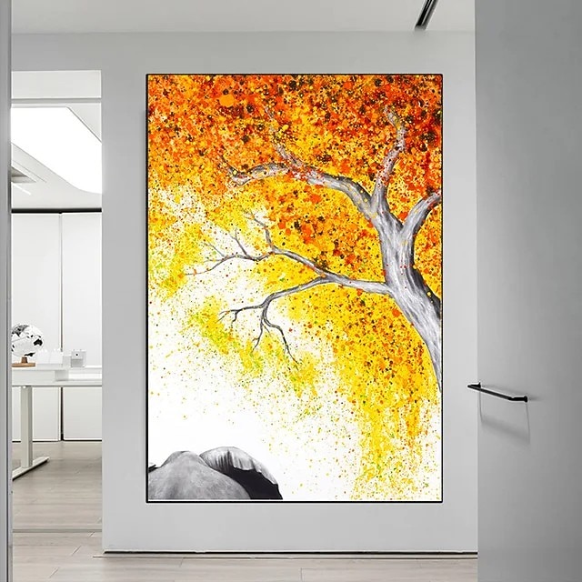 Pintura a óleo abstrata colorida da árvore da vida, arte de parede, tela pintada à mão, imagens de arte de parede para sala de estar, decoração de casa, sem moldura de 2026 por $168.99 –P4