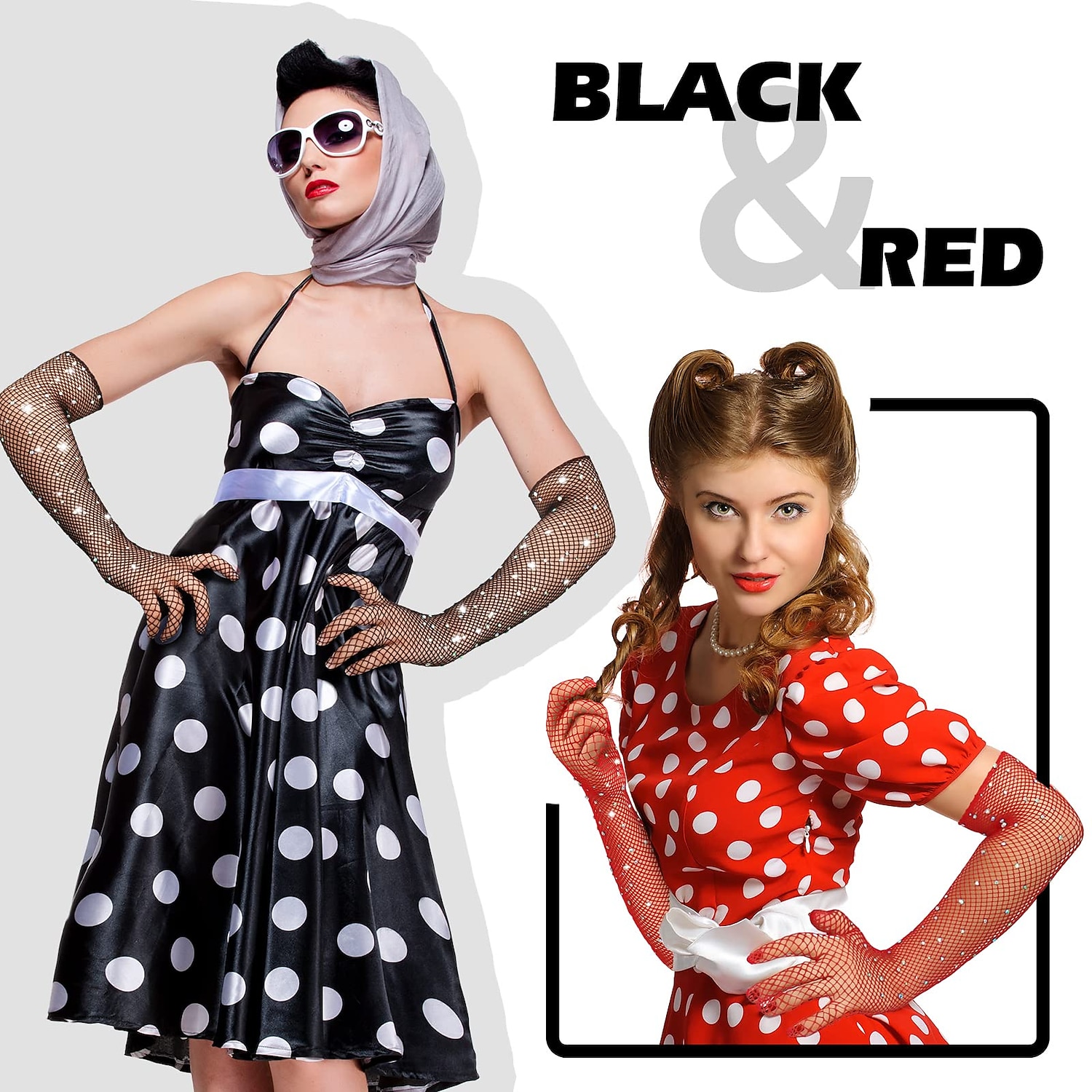 Retrò Vintage Anni 1950 Anni 1920 Guanti Lunghi Invitato al matrimonio Costume Per donna Carnevale Capodanno Matrimonio Ospite di nozze Evento / Festa Adulti Guanti del 2025 a $17.99 –P4