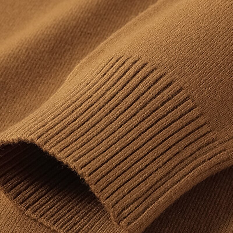 Men's Turtleneck Sweater Pullover Sweater Jumper Knit Sweater Mens Turtle Neck Jumper Ribbed Knit Regular Tops Knitted Basic Plain Turtleneck Keep Warm Modern Contemporary Daily Wear Going out 2025 - $16.99 –P2