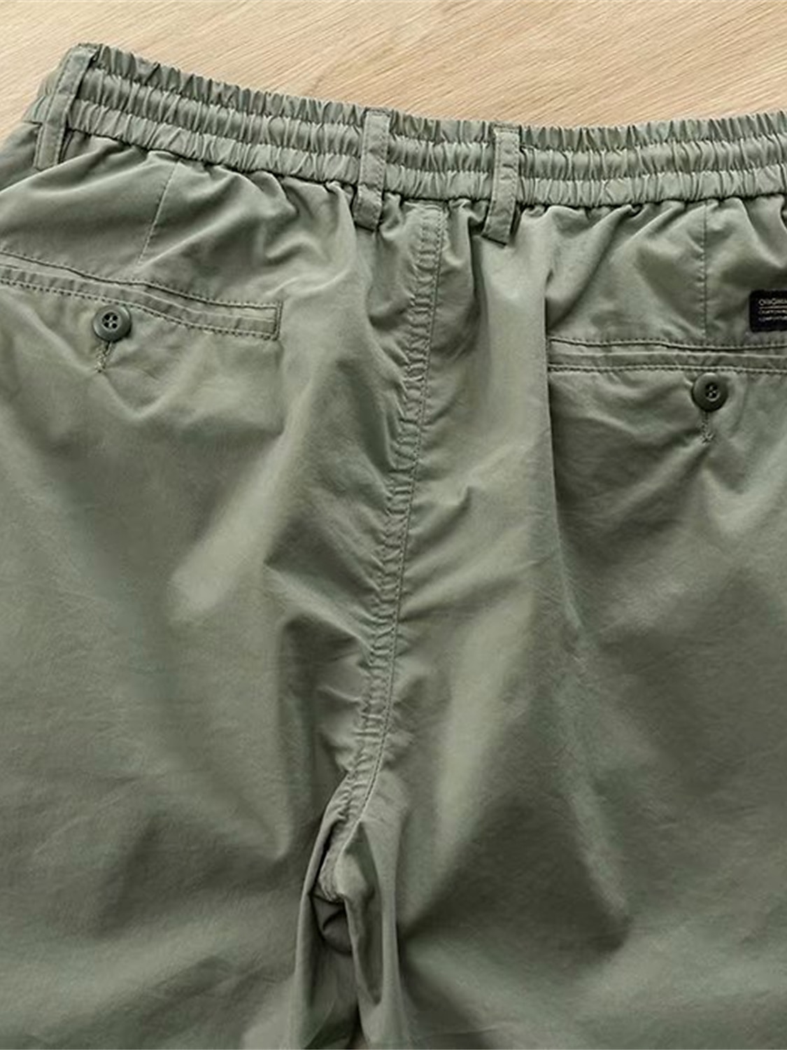 Herr Joggare Långbyxor Kinesiska Chino byxor Elastisk midja Framficka Elastiskt ärmuppslag Slät Komfort Bärbar Utomhus Dagligen Helgdag Mode Elegant och modernt Svart Grön 2025 - $21.99 -P5