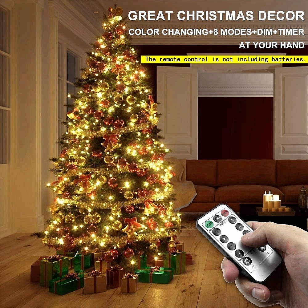 30M 50M 100M Remote Control Plug in Green Copper Wire Light Festival Party Decoration Light LED Light String Garden Courtyard Full of Stars  1 set 2025 - $25.99 –P4