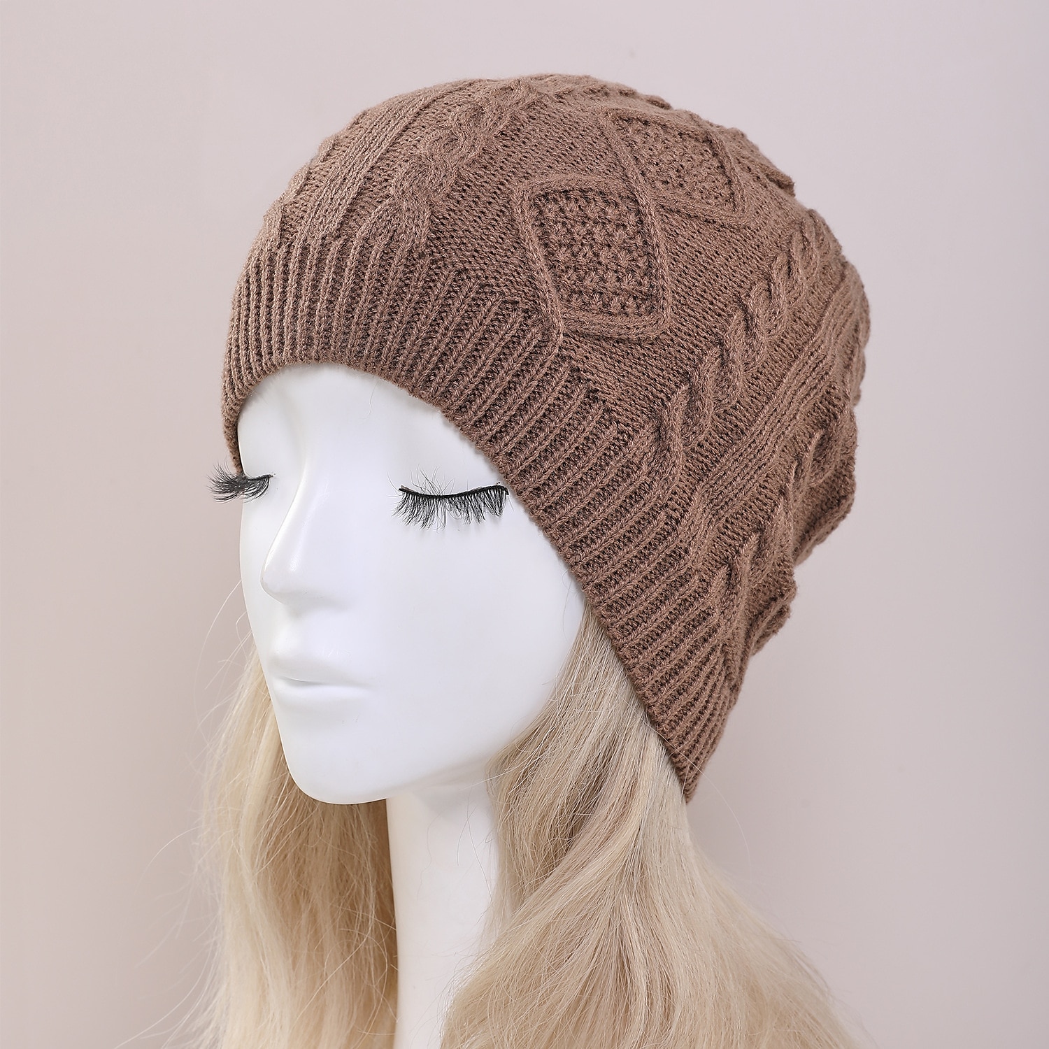 Damskie Czapka Beanie Ciepła zimowa czapka Dom Codzienny Święto Jednolity/zwykły kolor Włókna akrylowe Codzienny Styl skandynawski Codzienne 1 pcs 2025 - $15.99 –P2