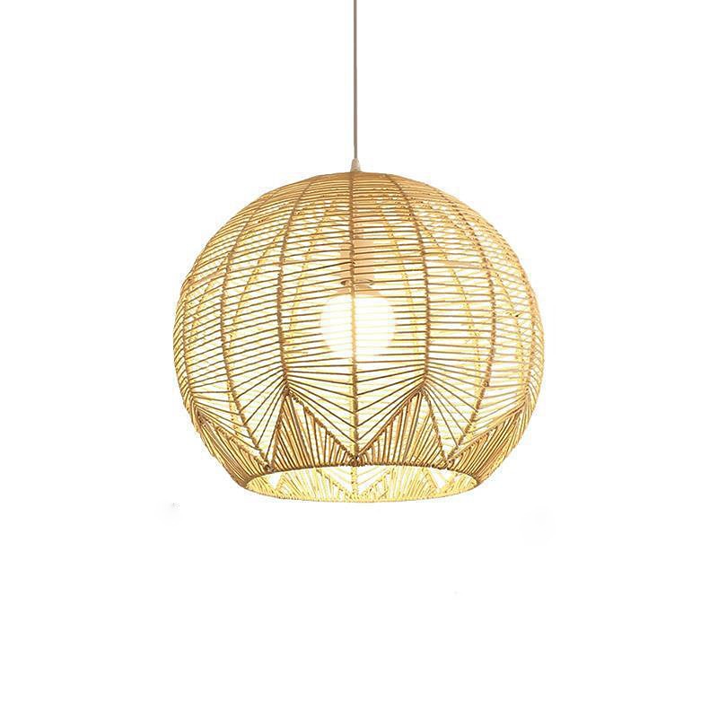 bambusz függőlámpa 30cm boho lámpatest, kézzel szőtt fonott függőlámpa, rattan csillárok étkező konyhába sziget hálószoba előszoba 110-240v 2025 - $249.99 –P6
