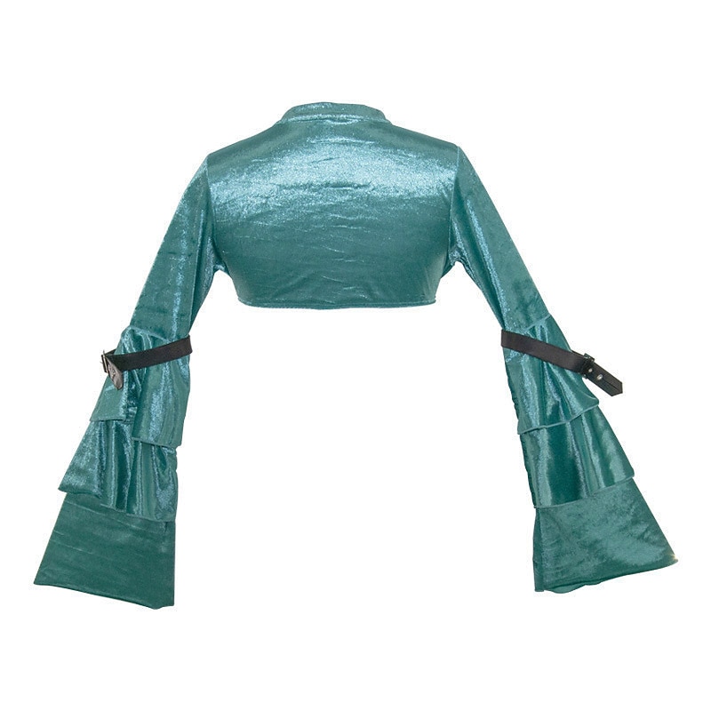 Punk e gótico Steampunk Capa Mulheres Fantasia Steampunk Dia Das Bruxas Carnaval Adulto Blusa Todas as Estações de 2025 por $36.99 –P5