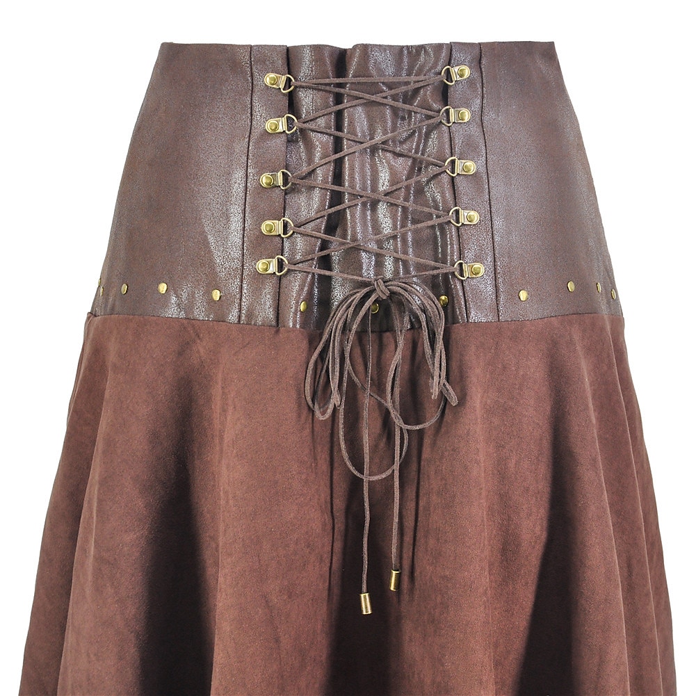 Retró Punk és gótika Középkori Szoknya Ren Faire Gót lány Fodros Női Kalóz Fantasy Steampunk Álarcos mulatság Alkalmi / Napi Felnőttek Szoknyák 2025 - $60.99 –P8