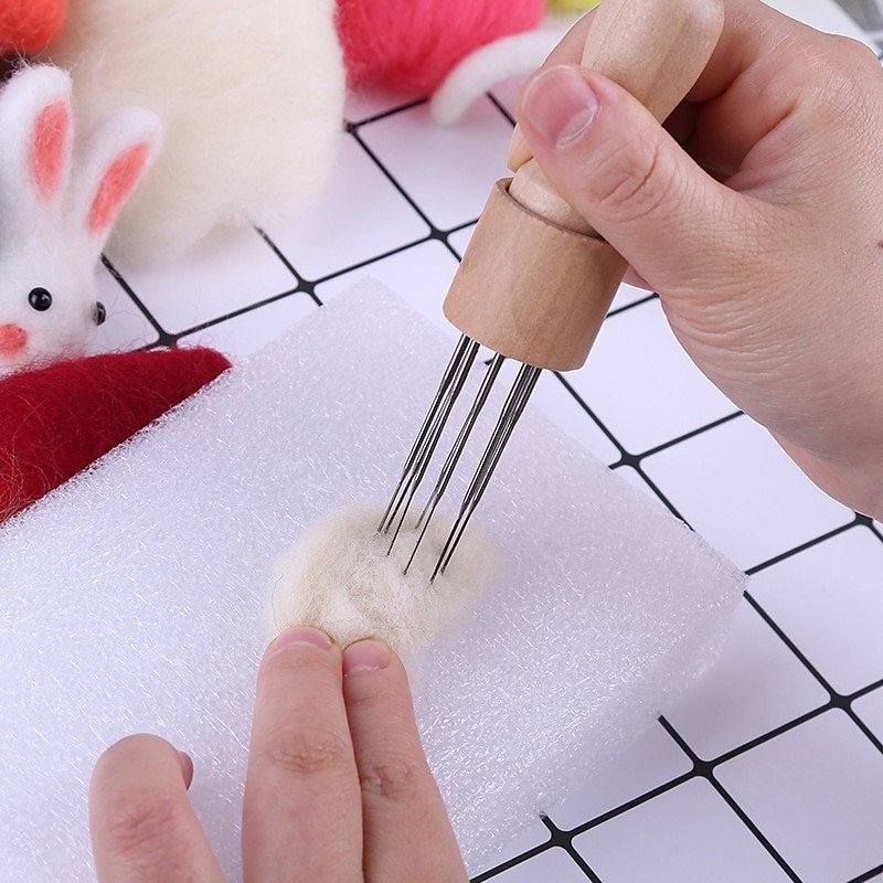 36 Color 3-gram Colored Wool Strip Diy Poke Le Wool Felt Set Needle Felting Kit Beginner, Complete Arts and Crafts for Adults Women,Hobby Kit with Felting Supplies, Felting Needles, Wool and Tools, Adult Craft Kits 2025 - $33.99 –P3