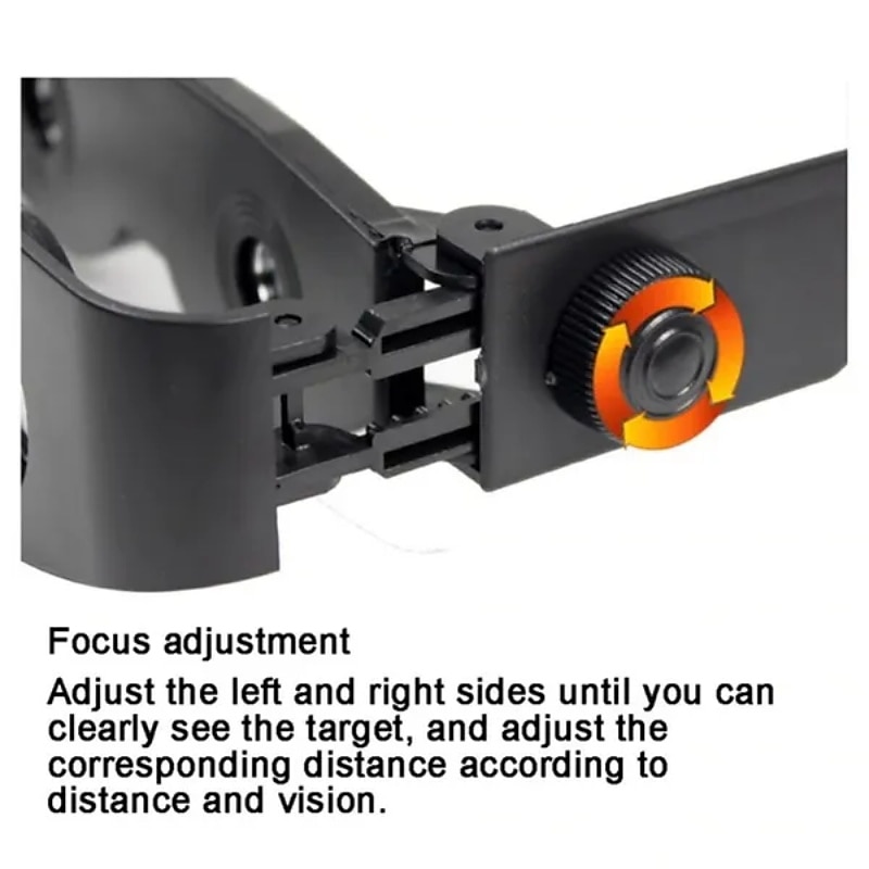 Zoomable Wearable Binoculars Bird Watching Kids & Adults Binocular Night Vision Glasses Hands Free Sports Opera Glasses Macular Degeneration Glass Optics Best Compact Long Distance Eye Telescope 2026 - $17.99 –P8