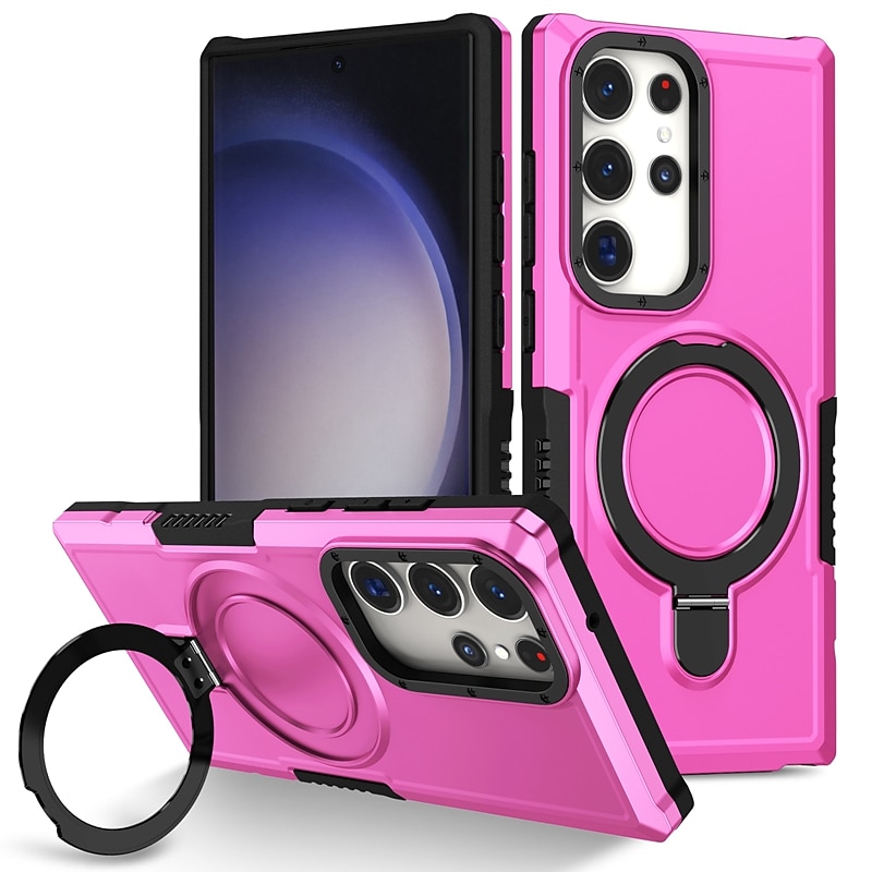 telefono Custodia Per Samsung Galaxy S25 S24 S23 S23 FE S22 S21 Ultra Plus A54 A53 A72 A32 Copertura Posteriore Custodia ad adsorbimento magnetico Con Magsafe con Supporto Supporta la Ricarica del 2025 a $12.99 –P1