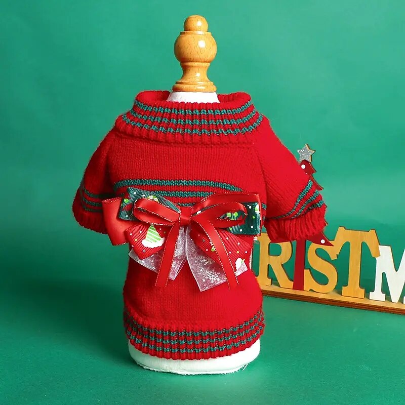 Chien Chat Sweat-shirt Costume de Noël Tenue de Noël Soirée Décontractées Hiver Chaud Respirable Doux Lavable Confortable Noël Extérieur Casual Quotidien Vêtements pour chiens for Bichon Frisé Loulou de 2026 ? $19.99 –P6