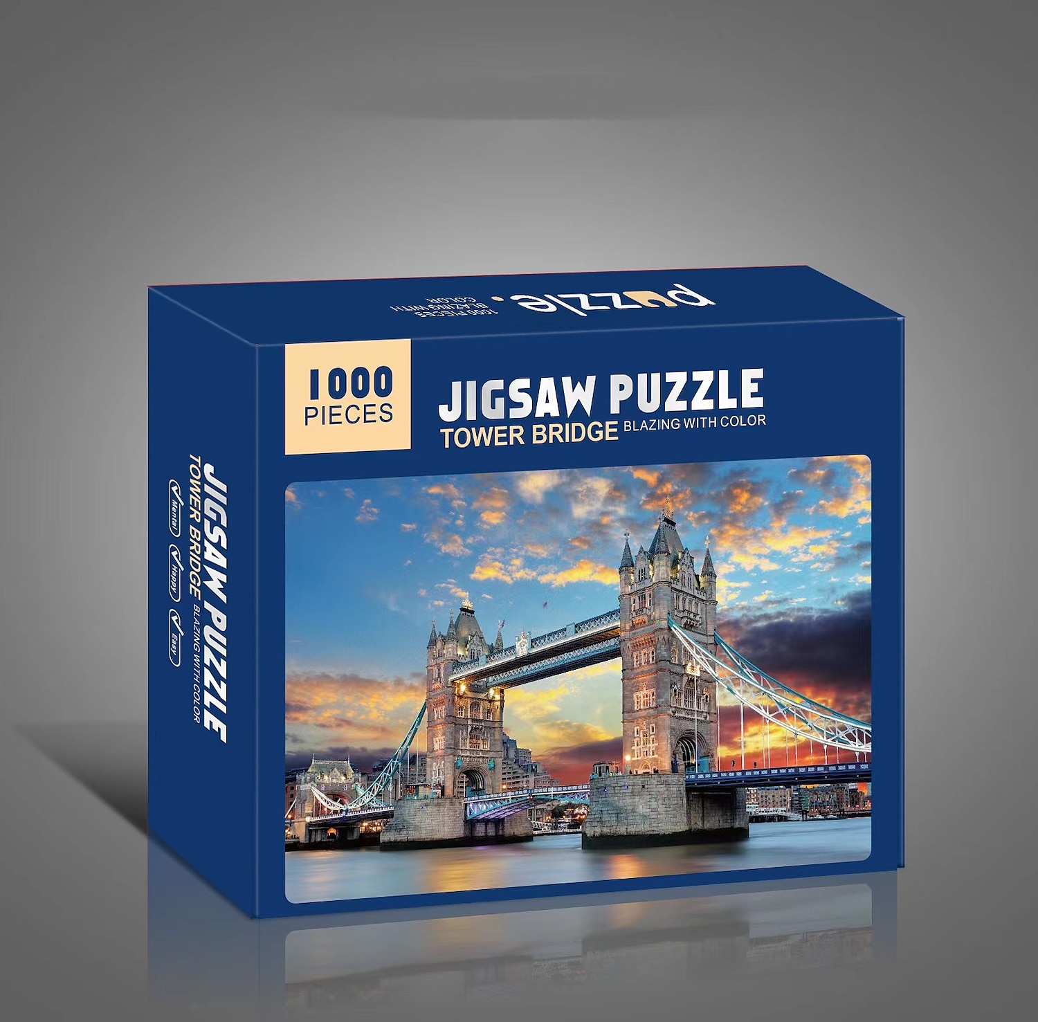 creativo 1000 pezzi di carta bianca piatta carta addensata puzzle circolare luna amore mare puzzle giocattolo per adulti del 2025 a $31.99 –P10