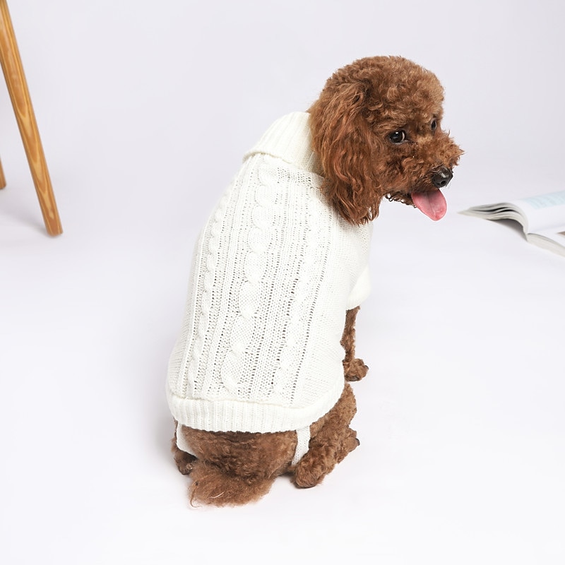 Psy Koty Sweter Zabytkowe Codzienny Zima Oddychający Miękka Zmywalny Wygodny Na zewnątrz Codzienne Ubranka dla psów for Bichon frise Szpic miniaturowy szczeniaków i młodych kotów Motyl Small 2025 - $12.49 –P7