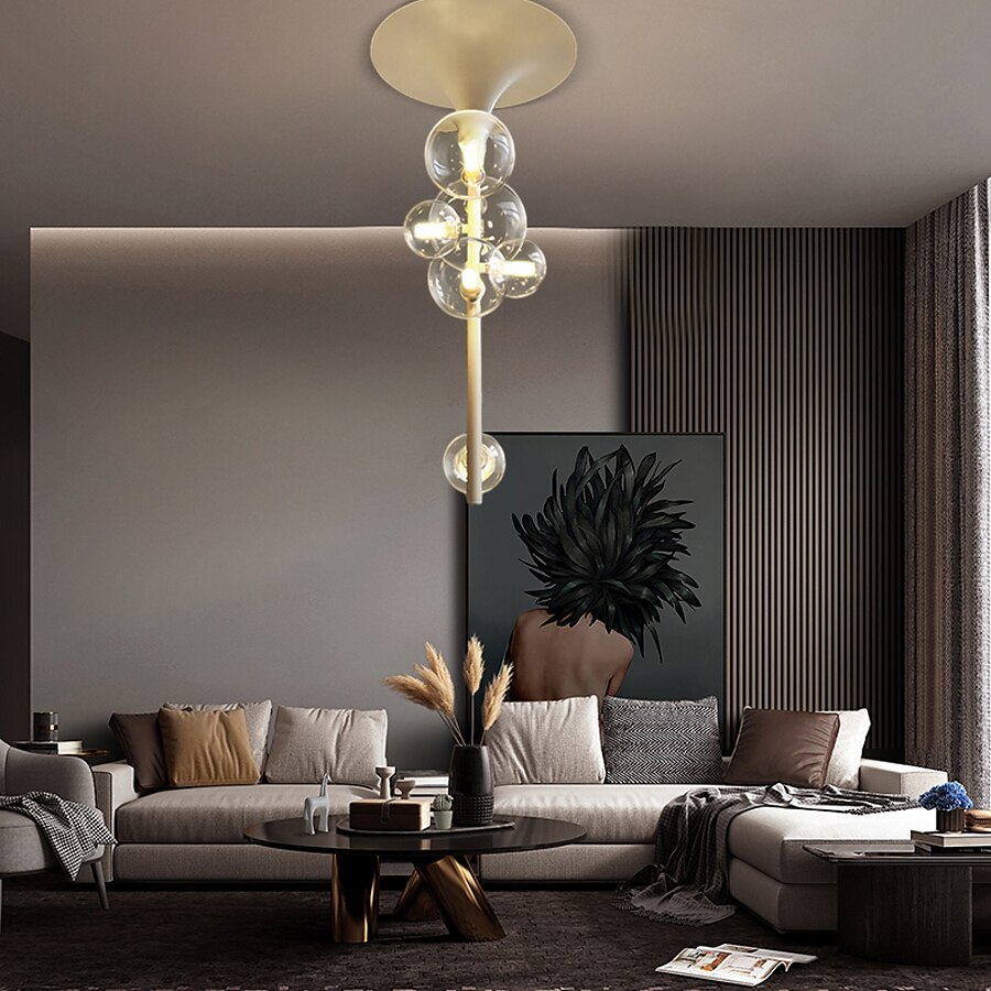 LED Chandeliers 6/7/10 Heads Cluster Globle Design Balloon Design Chandeliers for Dining Room Bedroom Pendant Lamps 110-240V 2025 - $498.69 –P14