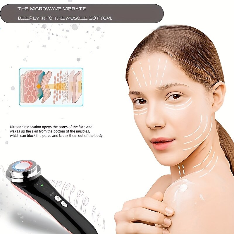 Beauty Device Face Massager Galvanic Microcurrent Facial Toning Face Lifting Device Thanksgiving Gift Christmas Gift For Men And Women 2025 - $25.99 –P12