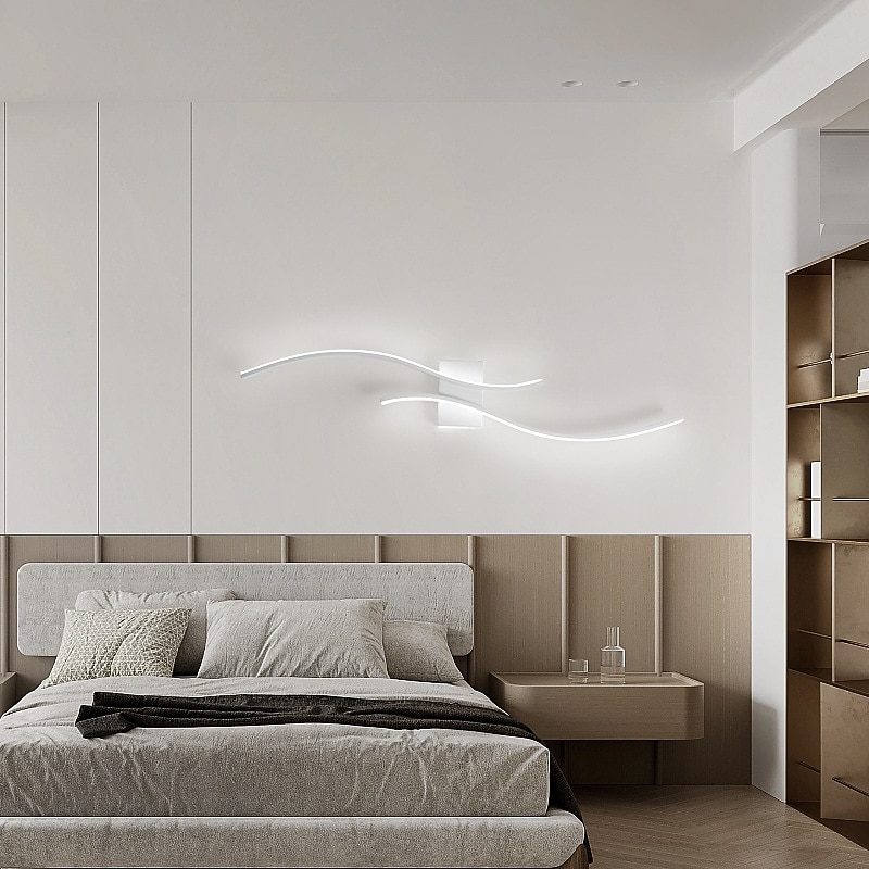 operação de controle remoto de luz de parede de arco moderno, regulável 2700-5000k, 15w, ideal para sala de estar e decoração de quarto 110-240v de 2026 por $132.99 –P2