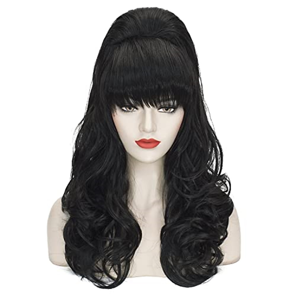 Ruskeat mehiläispesäperukat naisille kastanjasävytetty vintage-bouffant-peruukki pitkät kuparinväriset kiharat viktoriaaniset femmirobot-peruukki 50- 60- ja 70-lukujen peruukit naisille 2026 - $21.99 –P6