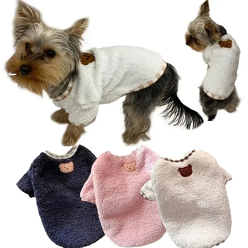 2025年 犬用 猫用 スウェットシャツ かわいいスタイル カジュアル 冬 ウォーム 高通気性 ソフト 洗濯可 快適 アウトドア カジュアル/普段着 犬服 for ビジョンフリーゼ ポメラニアン 赤ちゃんサイズ パピヨン Small コレクション – $18.99 –P1