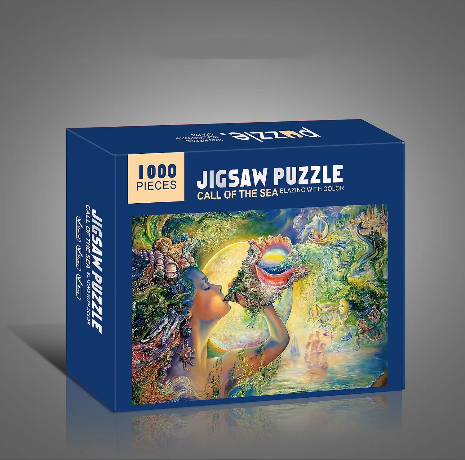 creativo 1000 pezzi di carta bianca piatta carta addensata puzzle circolare luna amore mare puzzle giocattolo per adulti del 2025 a $31.99 –P15