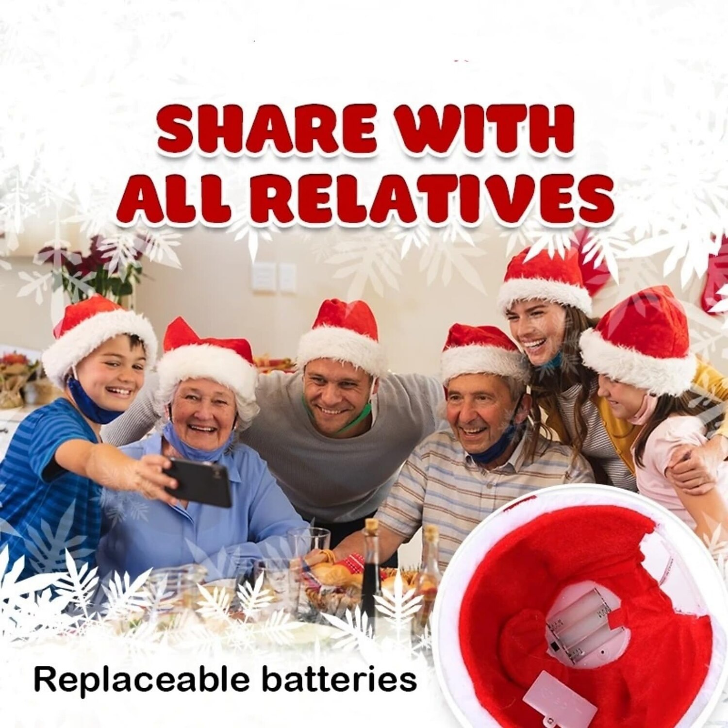 Singing and Dancing Electric Christmas Santa Hat for Adults Kids, Funny Shaking Dancing Singing Santa Claus Cap,Funny Toy Hat 2026 - $35.99 –P8