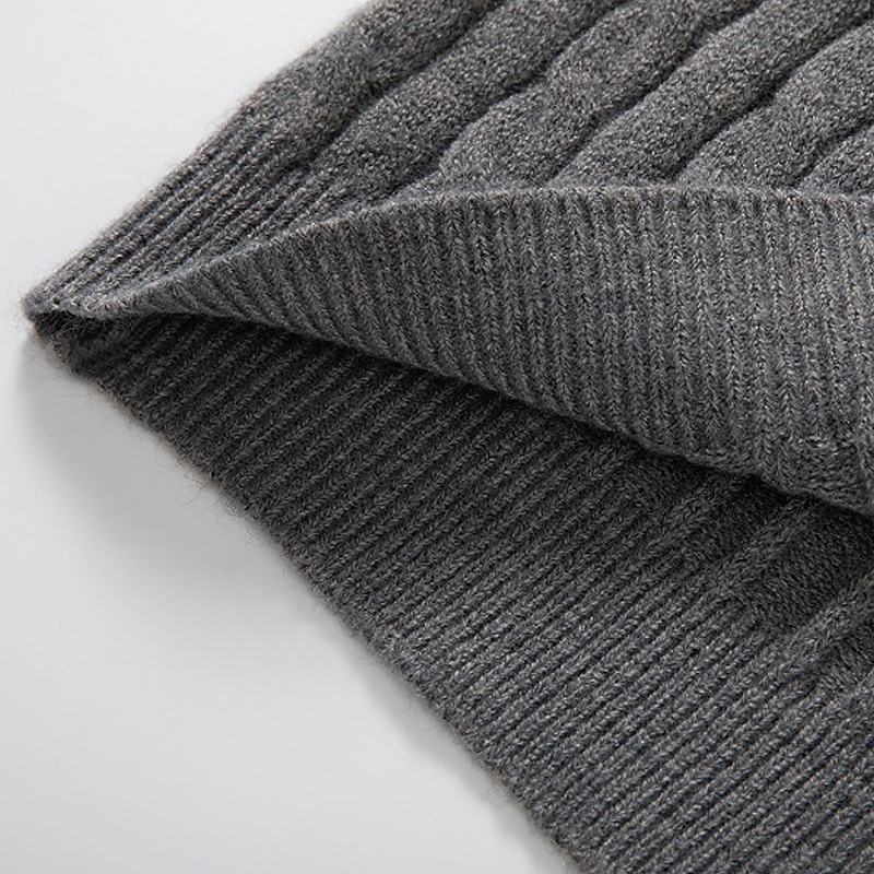 Homens Pulôver suéter Suéter de malha Suéter com zíper de um quarto Estriado Cabo Tricotar Tops regulares Tricotado Tecido Quarter Zip Mantenha Quente Contemporâneo Moderno Casual Roupa Diária Roupa de 2026 por $39.99 –P5