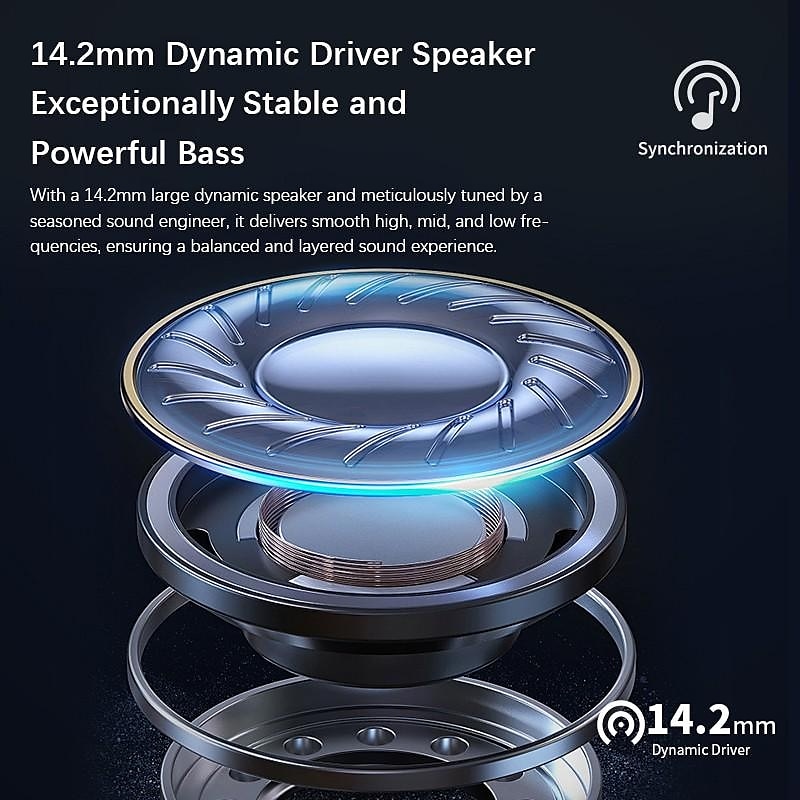 Wireless Stereo Sleep Headphones Mini in-Ear Noise Cancelling Earbuds Bone Conduction Bluetooth Music Headset with Charging Box 2025 - $20.99 –P9
