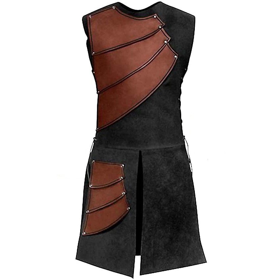 Retro Antiguo Punk y gótico Medieval Armas y Armaduras Accesorios Vikingo caballero celta Ranger Valhalla Hombre Tiro al arco Víspera de Todos los Santos Mascarada Carnaval Rendimiento Adulto Cima 2025 - $57.99 –P5