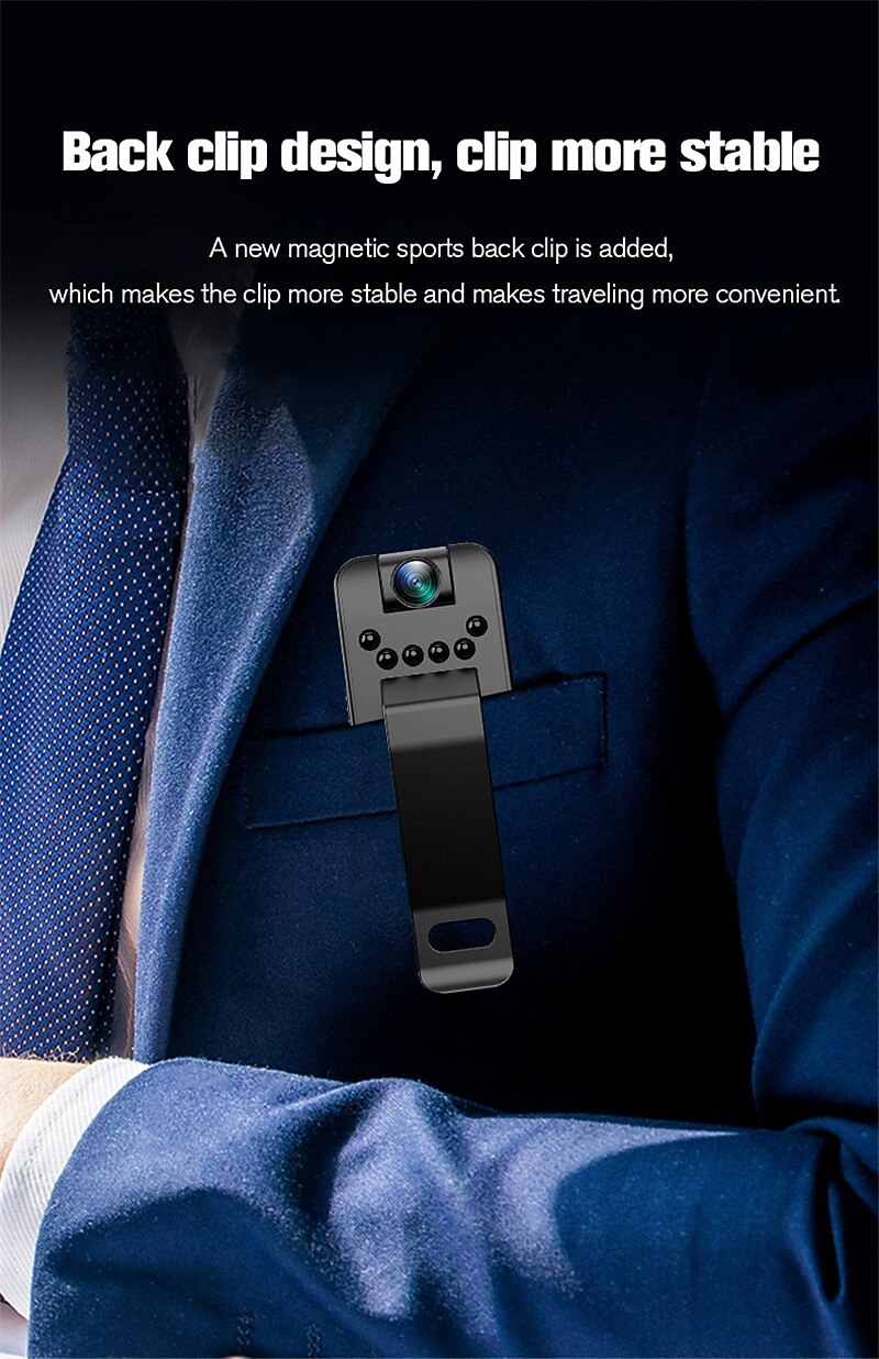 1080P Full HD Mini Camera Infrared Night Vision with LED Screen Small Bodycam Smart Security Sports DV Camcorder Car DV 2025 - $44.99 –P7