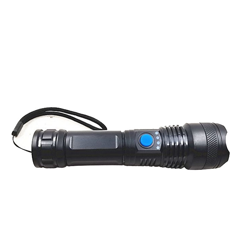 Linterna led xhp100 de alta potencia, recargable, 4 núcleos, zoom, usb, para acampar al aire libre/uso de emergencia, 1 ud. 2025 - $22.99 –P4