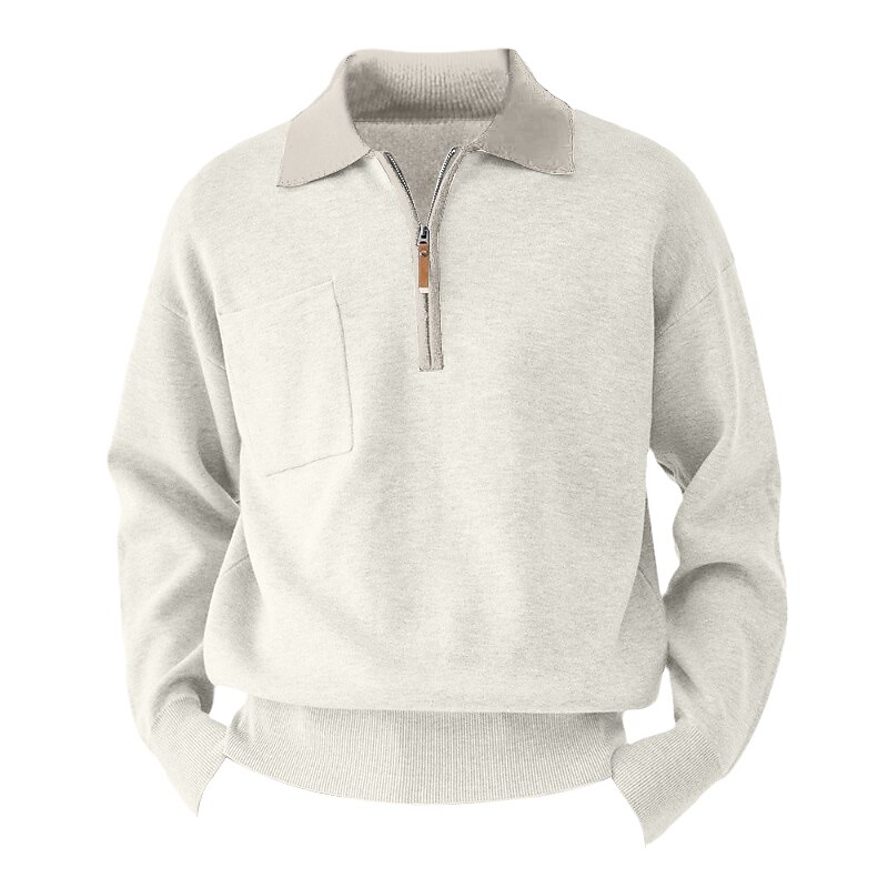 Per uomo Pullover Maglione Maglioni con zip a un quarto Maglione lavorato a maglia A coste Maglia Standard Lavorato a maglia Fossa Liscio Bavero Tenere al caldo Contemporaneo moderno Da tutti i del 2025 a $33.99 –P4