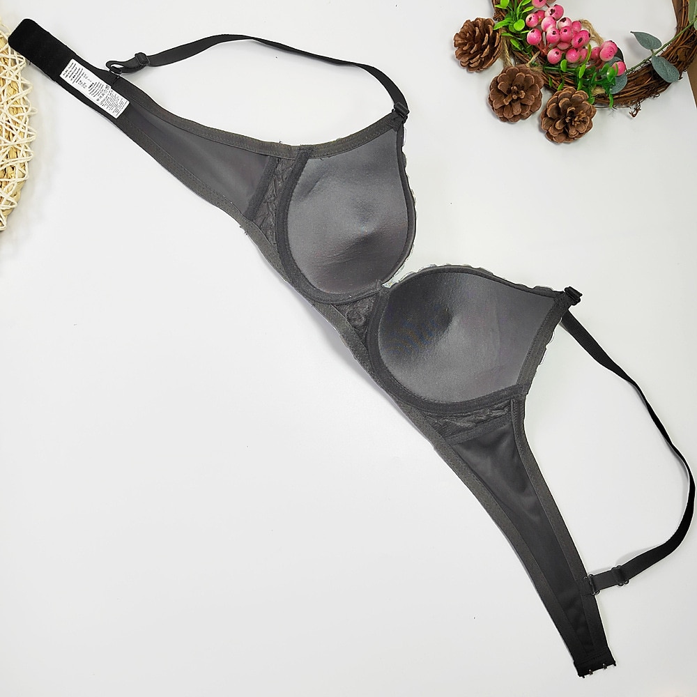 Y2K Año 2000 Conjuntos de Sujetadores y Panties sujetador push up Chica gótica Diamantes Sintéticos Diamante Mujer Carnaval Mascarada Fiesta Club nocturno Ropa de Fiesta Sujetadores 2025 - $29.99 –P12