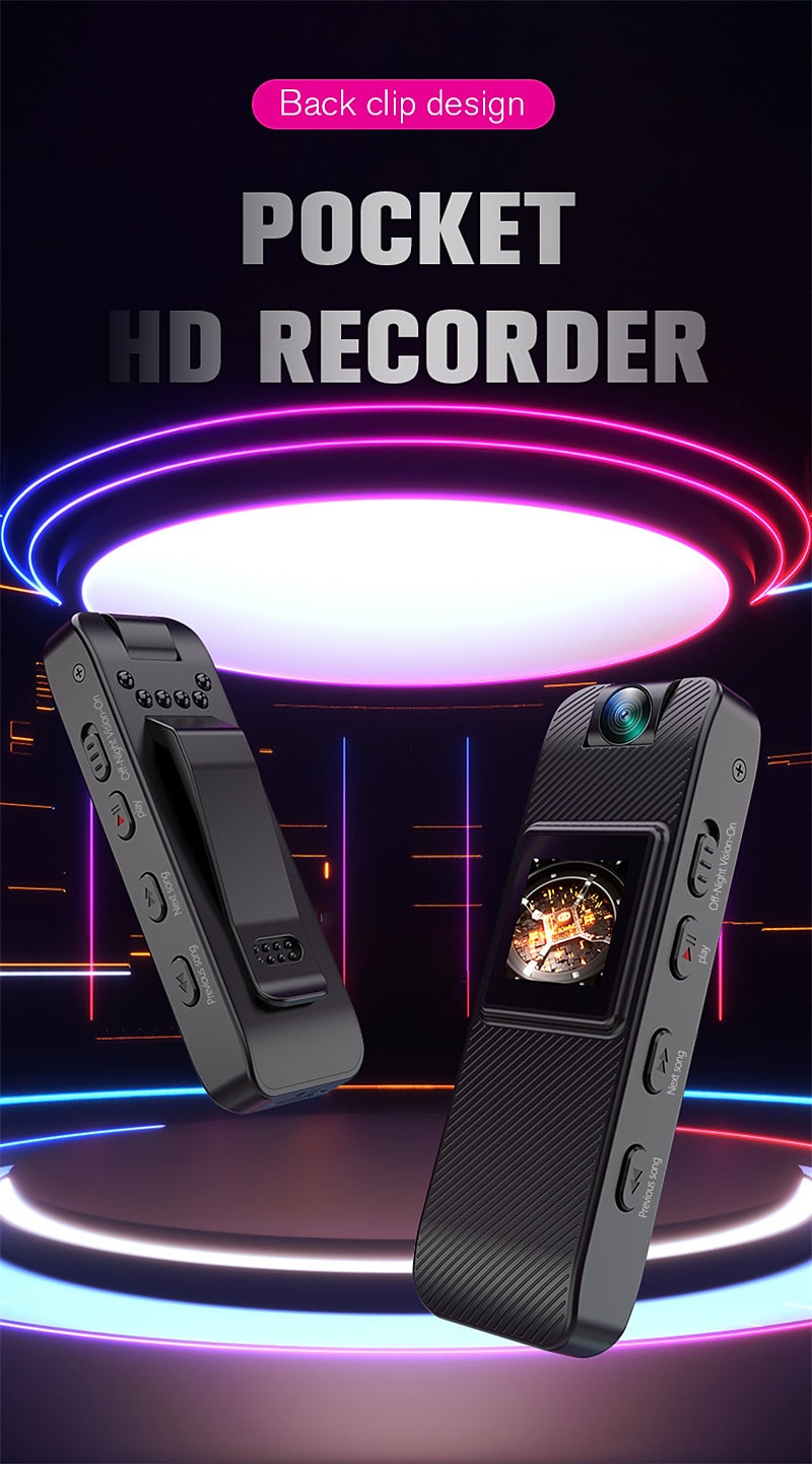 1080P Full HD Mini Camera Infrared Night Vision with LED Screen Small Bodycam Smart Security Sports DV Camcorder Car DV 2025 - $44.99 –P1