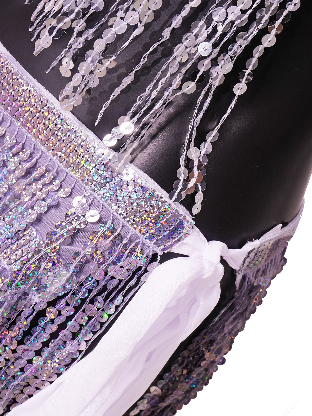 Fémes Hát nélküli Szikra Szoknya Spagetti pántos trikó Crop Tank Top Diszkó Mély-V Jelmez Női Parti Klub Pride Parade Felnőttek Szoknya Trikó 2025 - $35.99 –P11