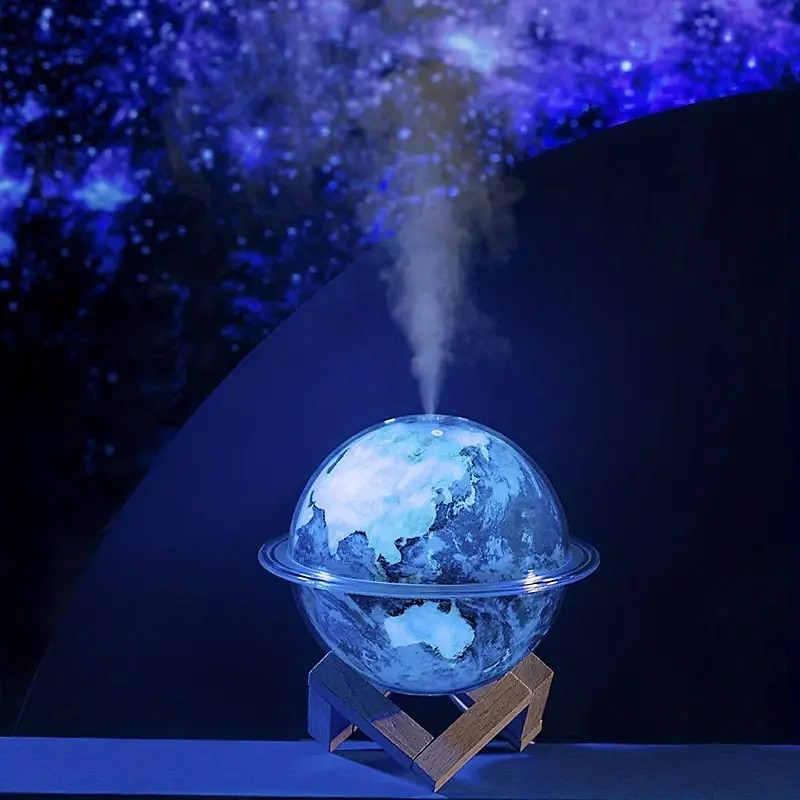 υγραντήρας galaxy με πολύχρωμα φώτα και μεγάλο σπρέι - υγραντήρας αέρα που τροφοδοτείται από usb για οικιακό γραφείο και υπνοδωμάτιο - βελτιώστε την ατμόσφαιρά σας με νυχτερινό φως 2025 - $38.99 –P2