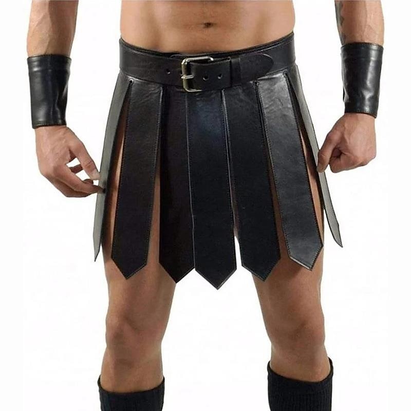 Retró Punk és gótika Középkori Fegyerek és páncélzatok Felszerelések Viking Kelta lovag Jelmez Férfi Viking Mindszentek napja Álarcos mulatság Farsang Teljesítmény Felnőttek Szoknyák Vállvédő Steznik 2025 - $59.99 –P4
