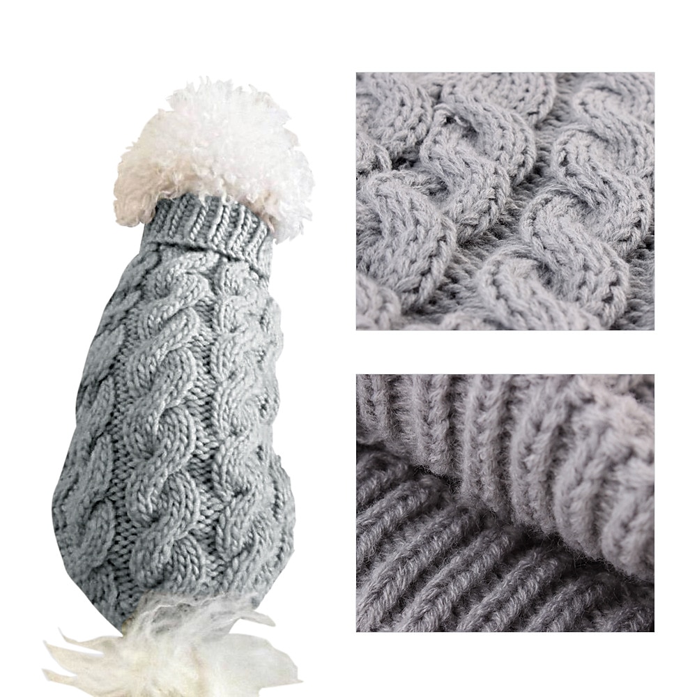 Hund Katt Tröjor Jumper Mode Ledigt Vinter Varm Andningsfunktion Mjuk Tvättbar Bekväm Utomhus Ledigt / vardag Hundkläder for Bichon Frisé Pommeran valpen eller det lilla husdjuret Fjäril Small 2025 - $18.99 –P3