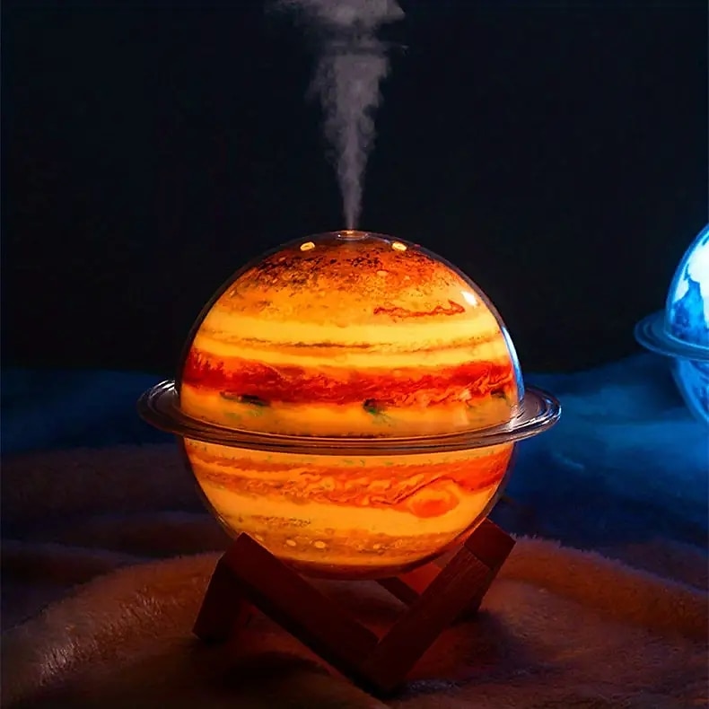 υγραντήρας galaxy με πολύχρωμα φώτα και μεγάλο σπρέι - υγραντήρας αέρα που τροφοδοτείται από usb για οικιακό γραφείο και υπνοδωμάτιο - βελτιώστε την ατμόσφαιρά σας με νυχτερινό φως 2025 - $38.99 –P3