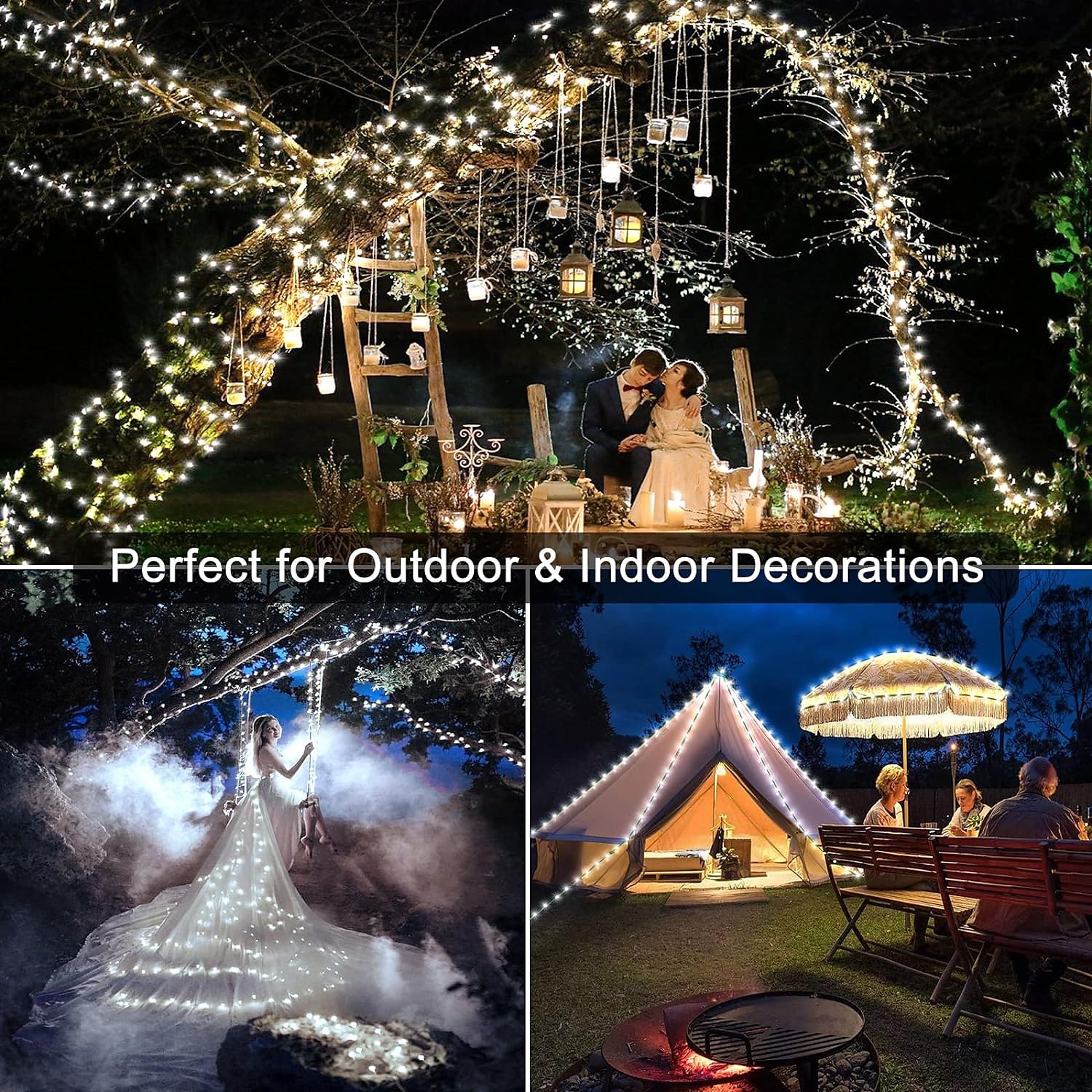 2025年 100 メートル屋外防水 LED ライトストリップストリングライトクリスマスストリングライト 1000 LED 329 フィートホワイトクリエイティブストリングライトホリデーライトパーティーホリデーウェディング 29v  コレクション – $71.99 –P9
