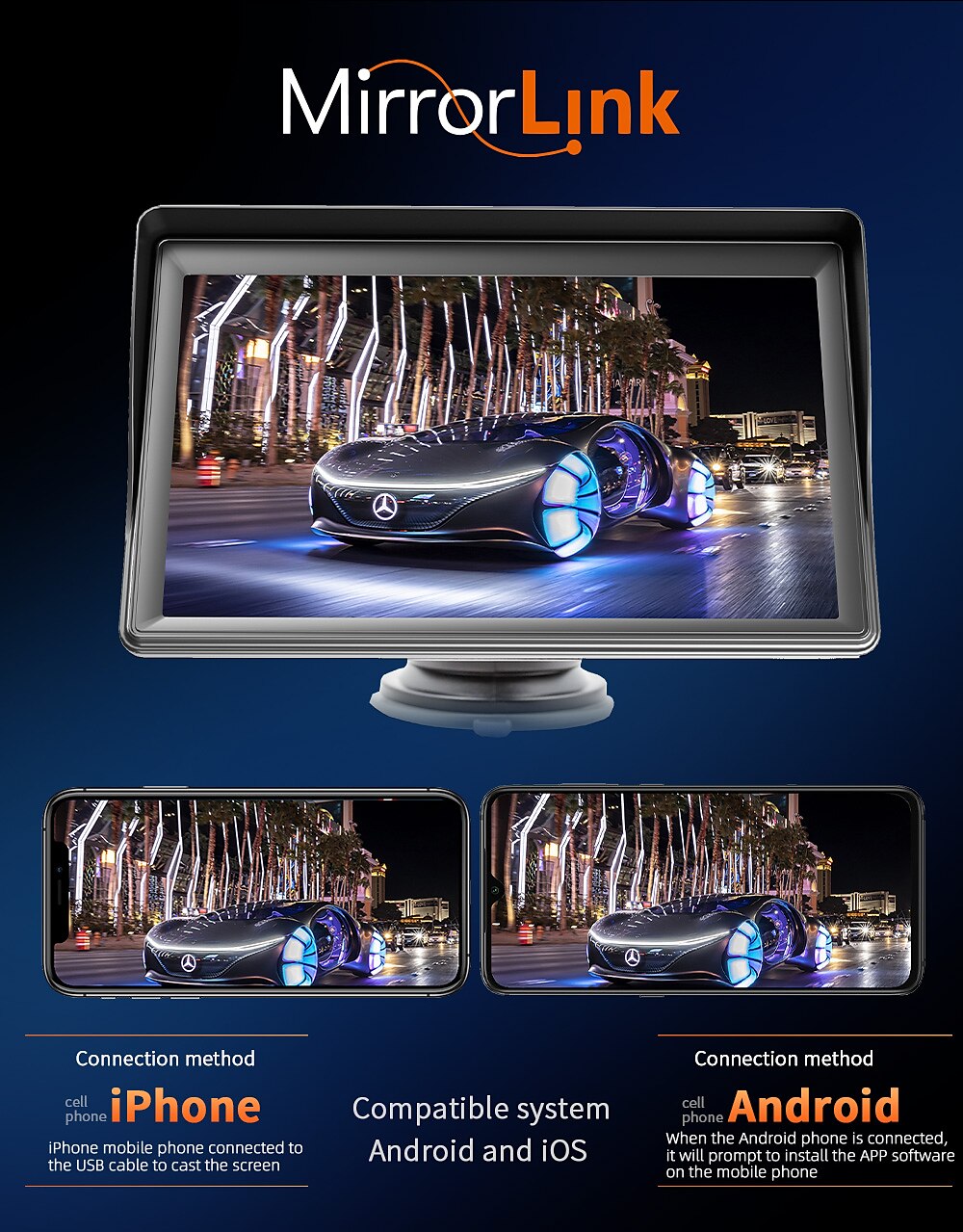 Universal 7-inch Screen Car Radio Multimedia WIFI Video Player Wireless Carplay Screen for Apple or Android 2025 - $131.99 –P5