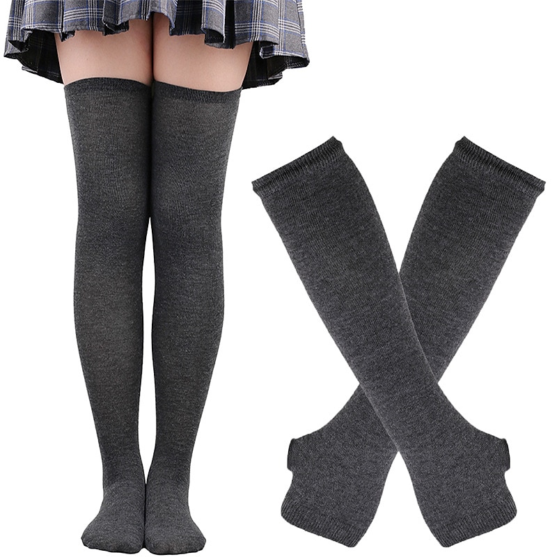 Calcetines hasta rodilla Calcetines de Navidad Mujer Navidad Carnaval Mardi Gras Nochebuena Retro Antiguo Guantes Calcetines 2025 - $15.49 –P7