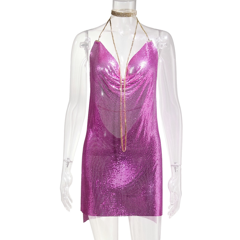 aubergine purple dress Meira Dress Aubergine main image 0