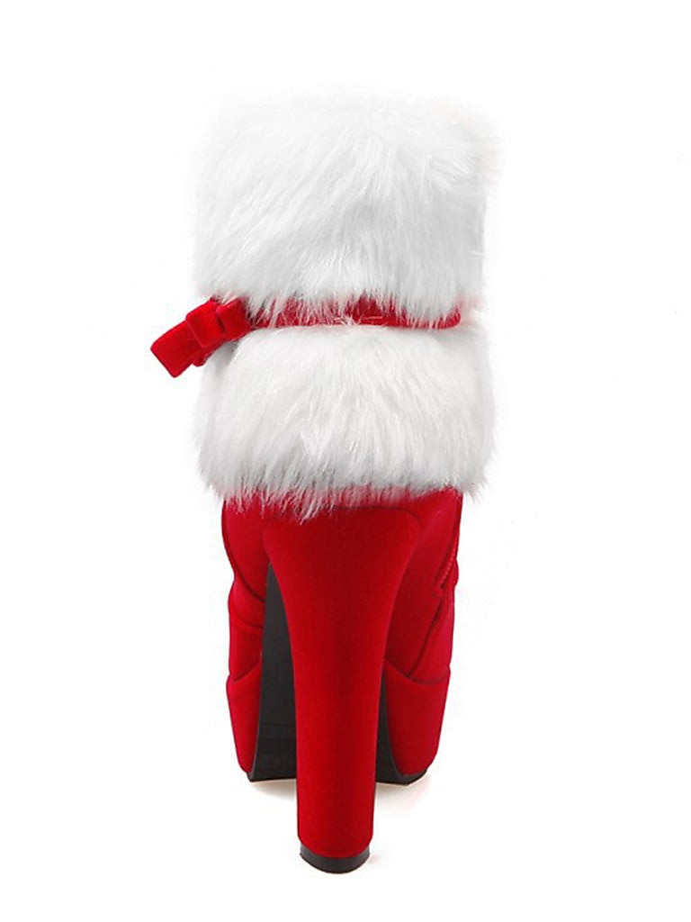 Botas Mujer Navidad Nochebuena Vintage Zapatos 2025 - $46.99 –P9
