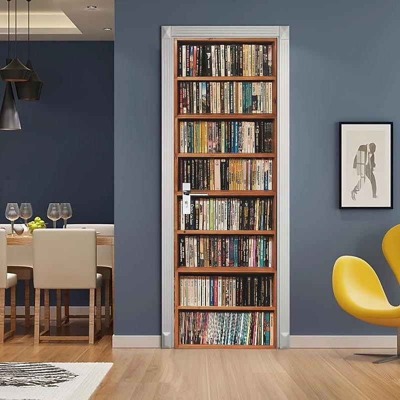 Scaffali per libri vintage, coperture per porte, arazzi per porte, decorazioni per tende per porte, fondali per porte, banner per porte d'ingresso, forniture per decorazioni per feste in fattoria del 2025 a $23.99 –P8