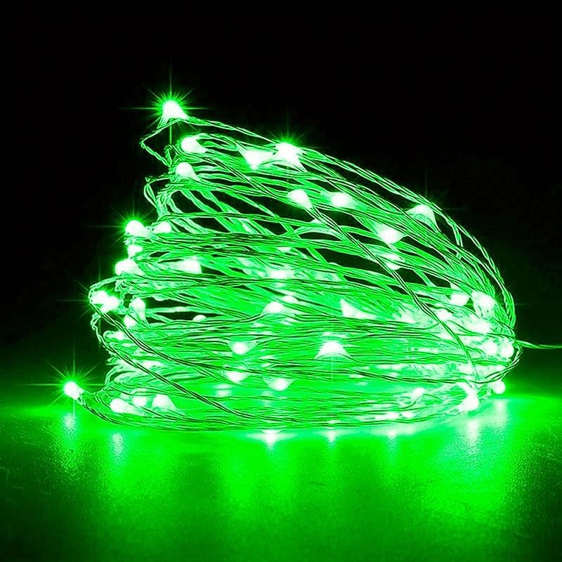1 guirlande lumineuse de 1 m à 10 LED – Lampe luciole étoilée étanche à piles – Parfaite pour la décoration de la maison. & les mariages ! de 2025 ? $8.49 –P11