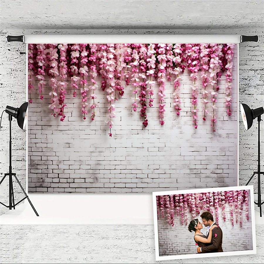 Esküvői Dekorációk Háttér Fotófal Nagy Gobelin Művészet Falfestmény Dekoráció Takaró Függöny Otthon Hálószoba Nappali Dekoráció Virág Háttér 2026 - $19.99 –P6