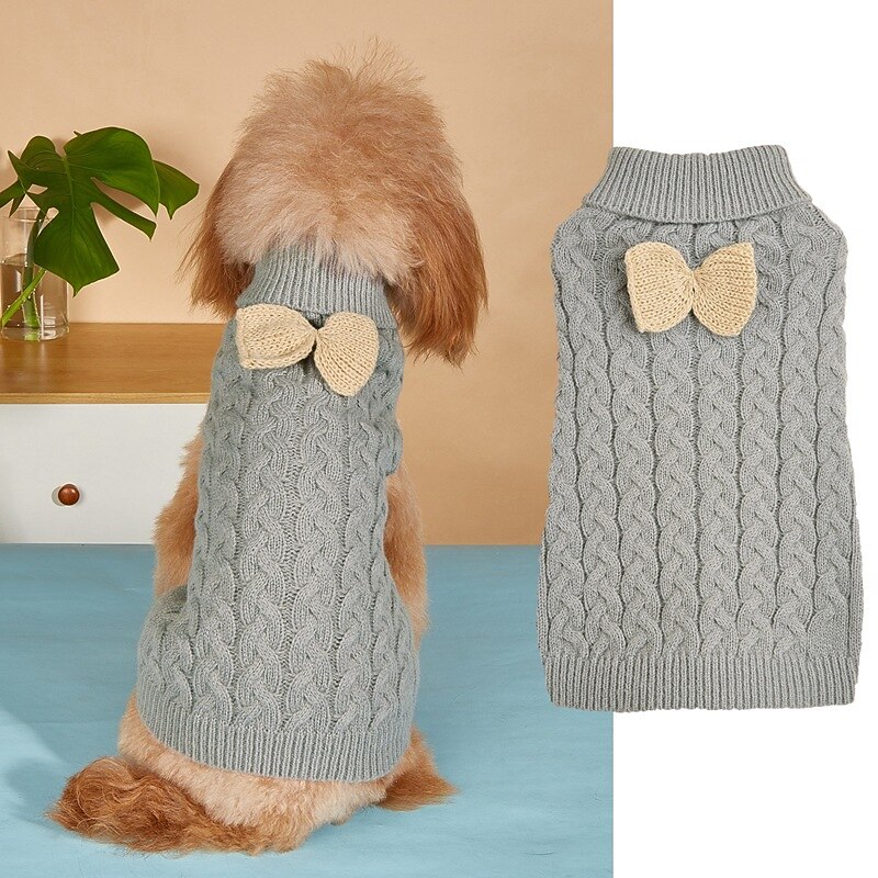 Chien Chat Pull Cavalier Style classique Décontractées Hiver Respirable Doux Lavable Confortable Noël Extérieur Casual Quotidien Vêtements pour chiens for Bichon Frisé Loulou de Poméranie Bébé Animal de 2025 ? $16.99 -P8