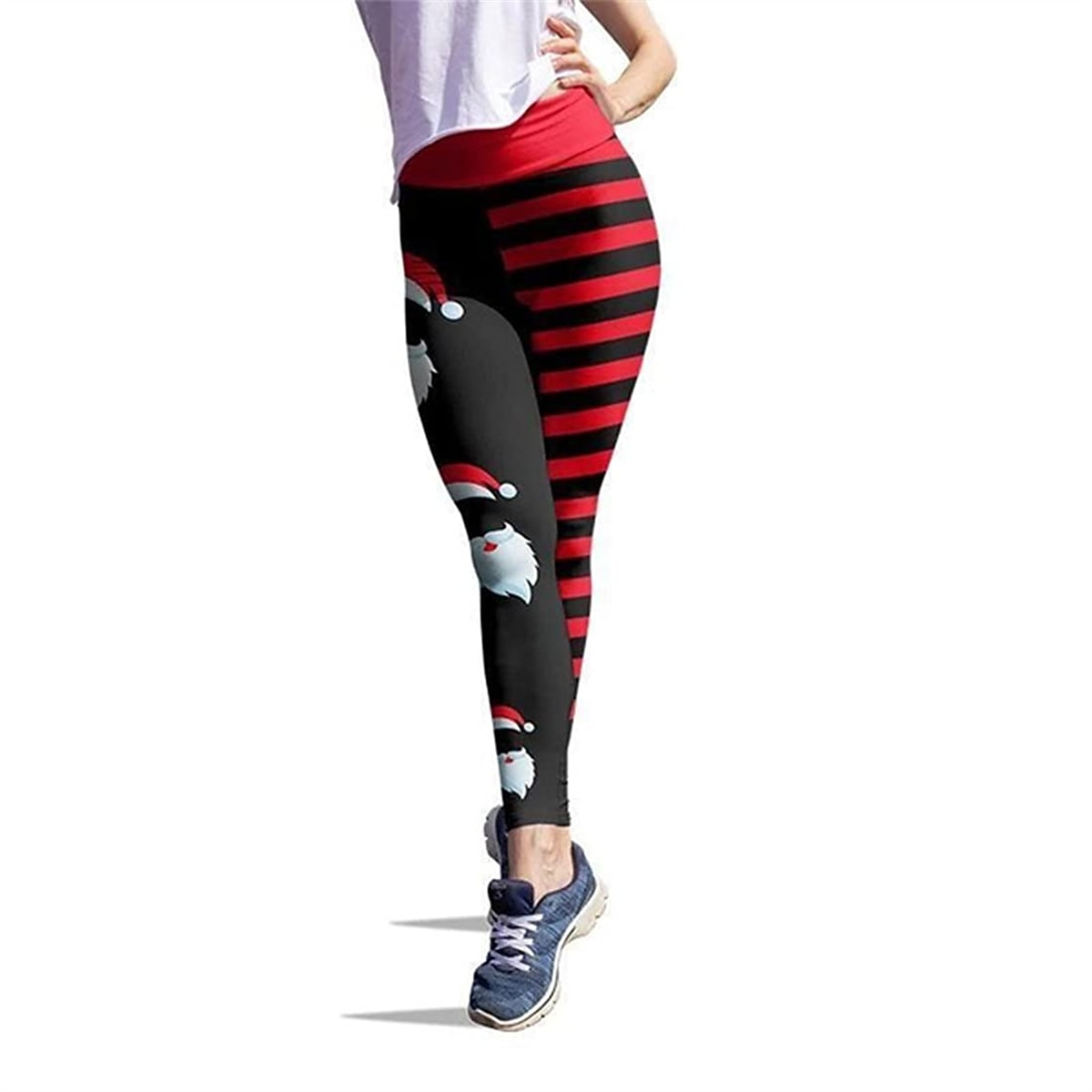 Papai Noel Leggings Calça Jogger Mulheres Natal Noite de Natal Natal Adulto Natal Véspera de Ano Novo Calças de 2025 por $17.49 -P2