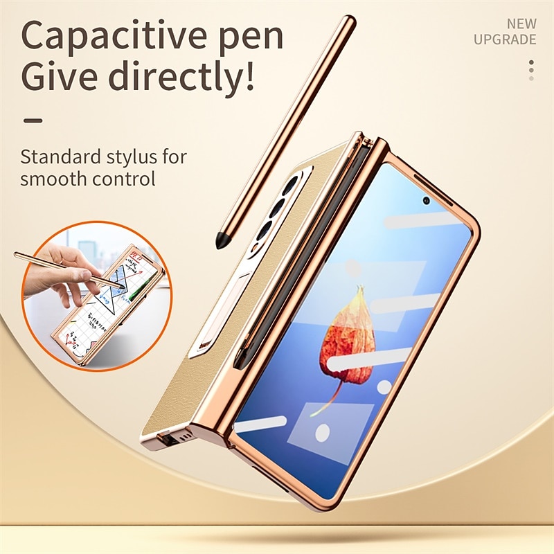 Phone Case For Samsung Galaxy Z Fold 5 Z Fold 4 Z Fold 3 Z Fold 2 Kickstand Shockproof PU Leather 2025 - $51.99 –P1