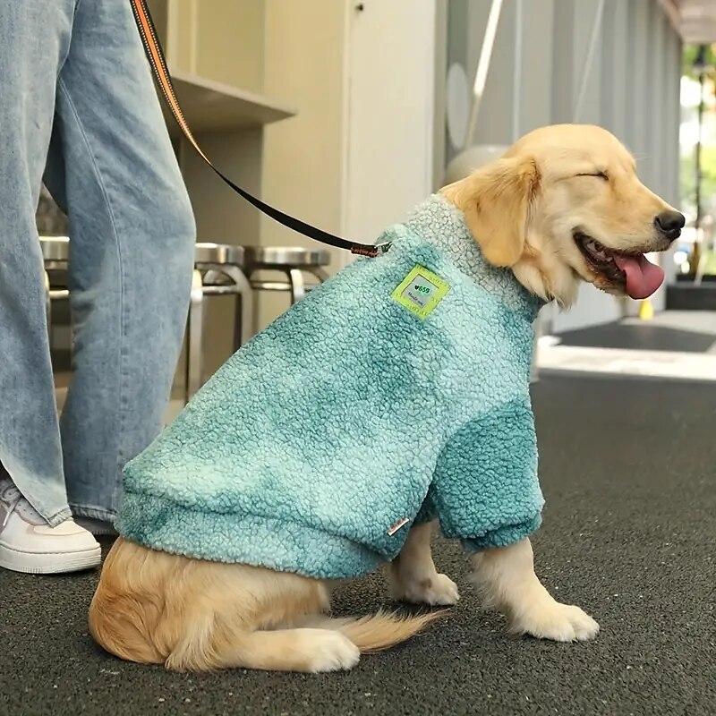 Hund Katt Kappor Jakke Mode party Vinter Varm Andningsfunktion Mjuk Tvättbar Bekväm Jul Halloween Utomhus Ledigt / vardag Hundkläder for Hes Labrador alaskan malamute golden retriever Corgi 2025 - $23.99 –P4